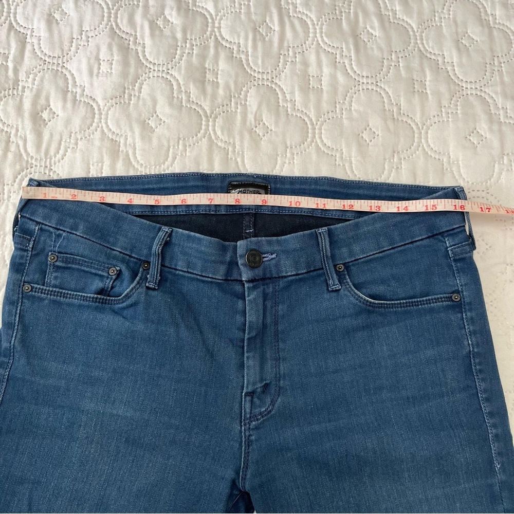 MOTHER The Looker High-Rise Skinny Jeans Untouched Wash Size 30 - Picture 8 of 17